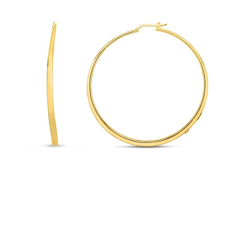 Roberto Coin 18K Extra Large Graduated Hoops